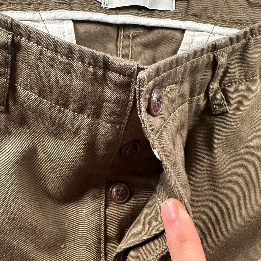 wings+horns Pants Mens 31 Brown Cotton‎ Chino Straight Leg Made in Japan